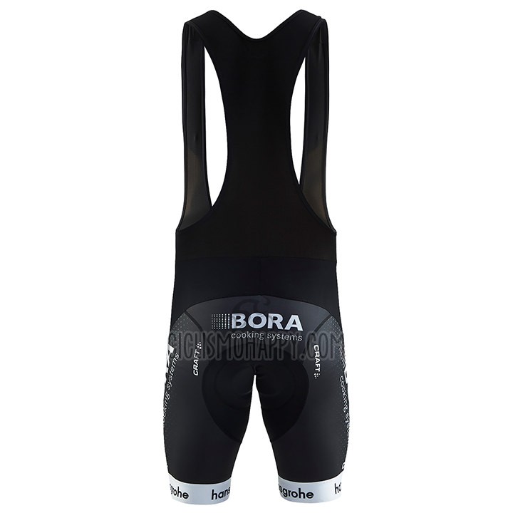 Bora Cycling Jersey Bib Short 2018 Short Sleeve Black